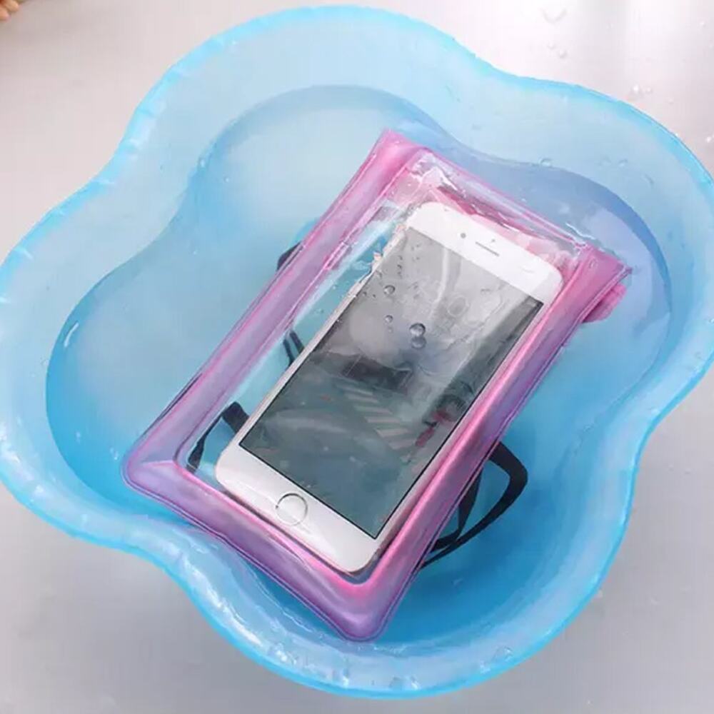 Mobile Phone Dry Bag Pouch Transparent Floating Waterproof Touch Screen ~ 5 Pack - Picture 4 of 6